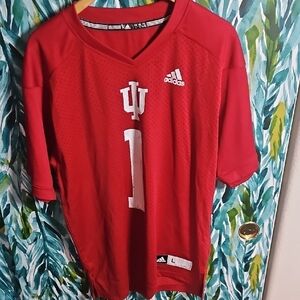 Adidas Mens Indiana University Football Jersey w/ Blank Back - Size L